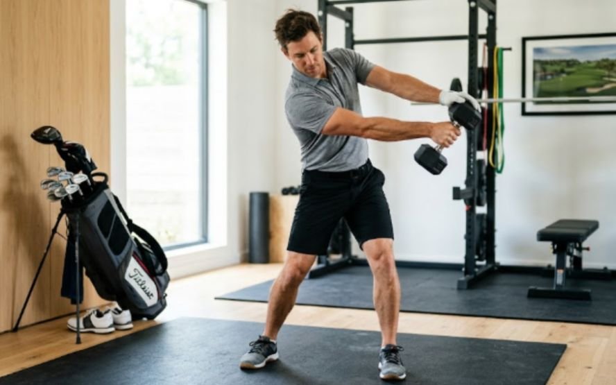 Dumbbell Woodchops