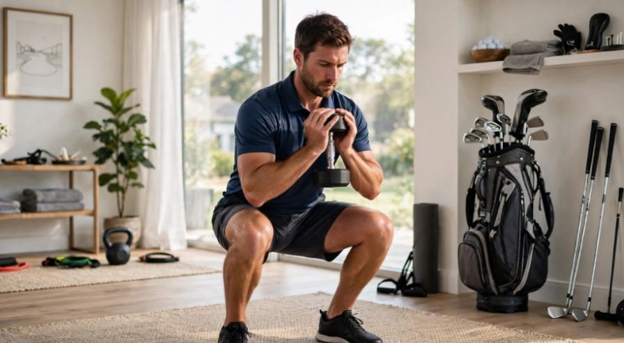 Dumbbell Workout for Golfers at Home: 20-Minute Plan