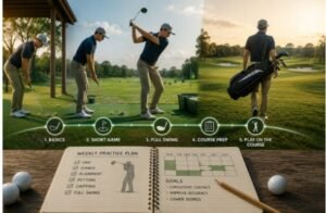 Golf Practice Plan for Beginners From First Swings to the Course