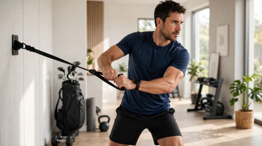 Resistance Band Workout for Golfers at Home: Build Power