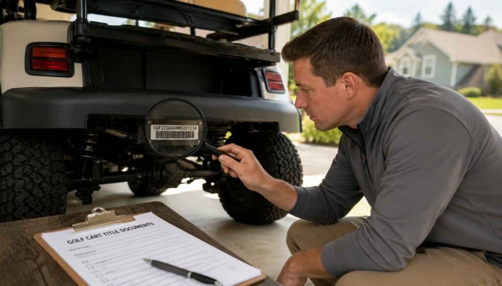 Golf Cart VIN and Title: Why the VIN Matters So Much