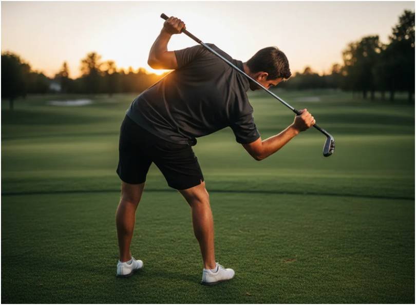 5 minute golf warm up before tee time