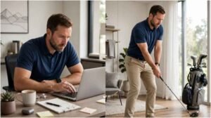 Golf Posture Exercises for Desk Workers: Fix Your Swing