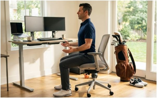 Seated External Posture Reset